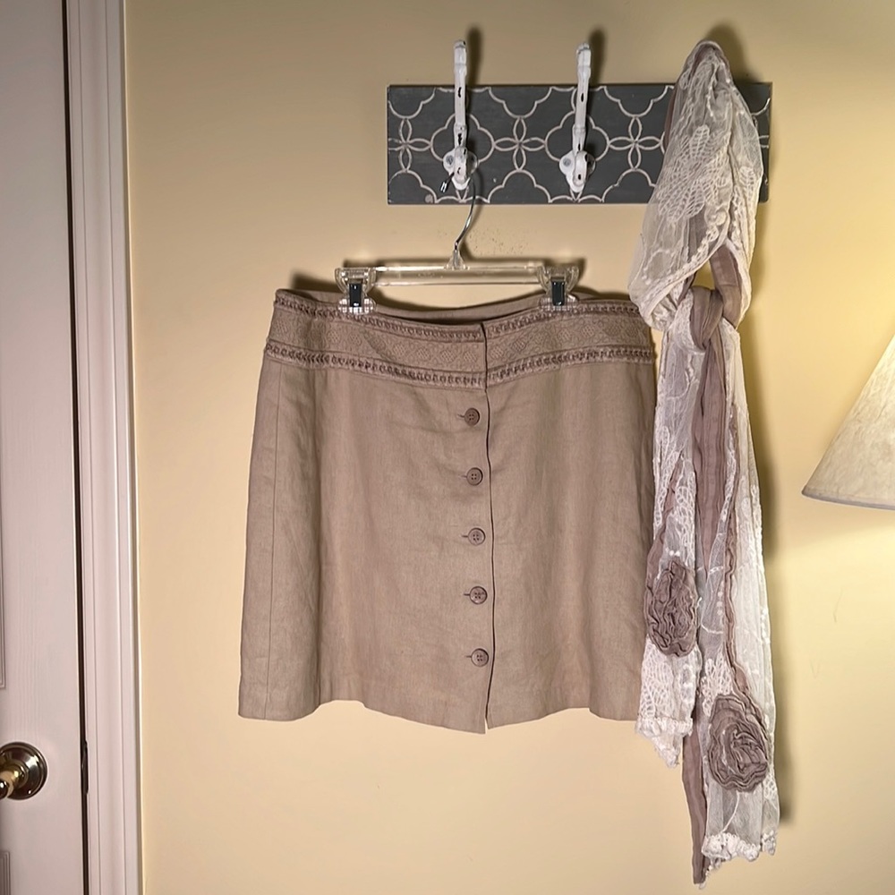 Reba Linen Skort